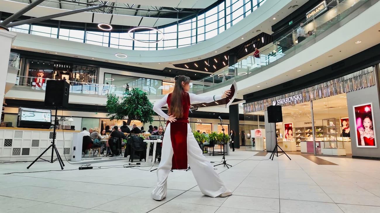 Photo 3 The dance “Sending the Bright Moon”